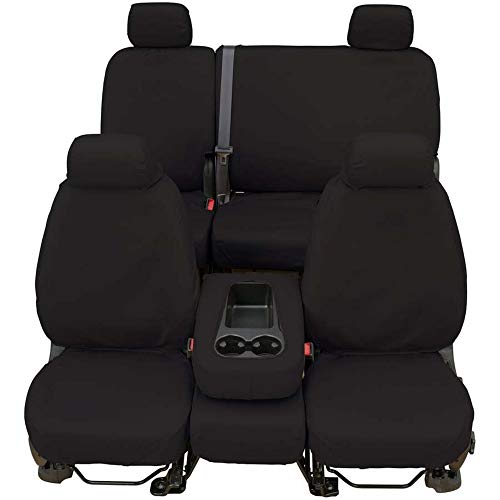 Picture of Covercraft SS2527PCCH Polycotton SeatSaver Custom Front Row Seat Covers Charcoal
