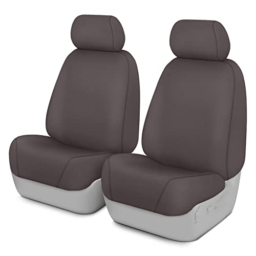 Picture of Covercraft SS2543PCGY Polycotton Seatsaver Custom Front Row Seat Covers - Grey