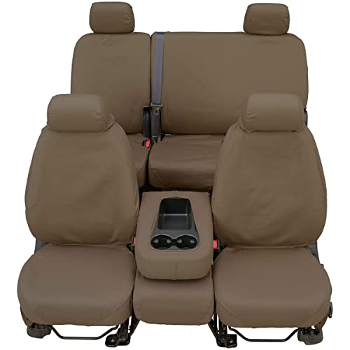 Picture of Covercraft SS3480WFTP Waterproof Polyester SeatSaver Front Seat Cover - Taupe