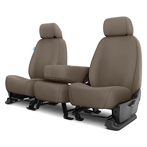 Picture of Covercraft SS3459PCSA Polycotton SeatSaver Custom Front Row Seat Covers Wet Sand