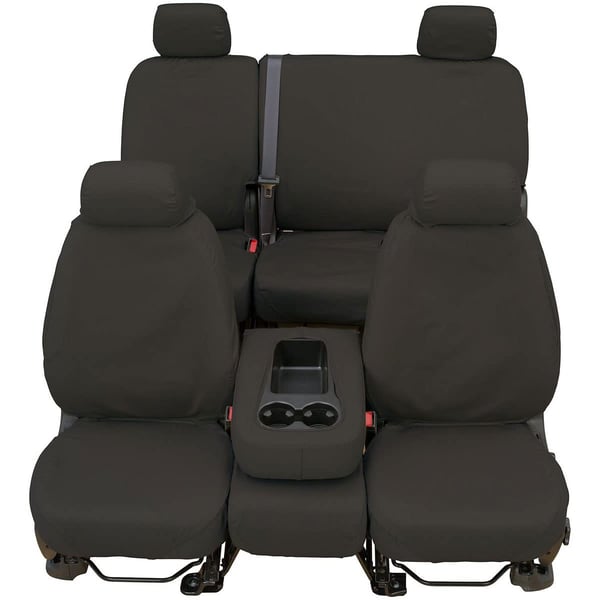 Picture of Covercraft SS2526WFGY Waterproof Polyester SeatSaver Front Row Seat Covers Grey