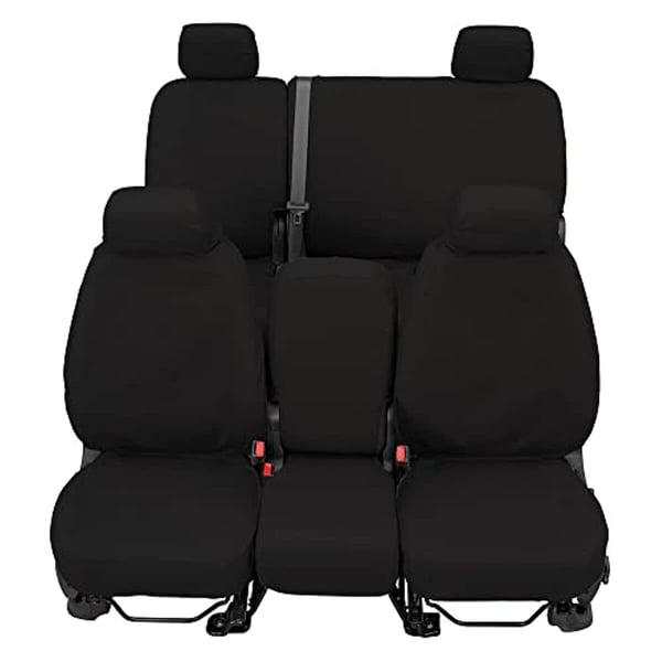 Picture of Covercraft SS8396PCCH Polycotton SeatSaver Custom Second Row Seat Cover Charcoal