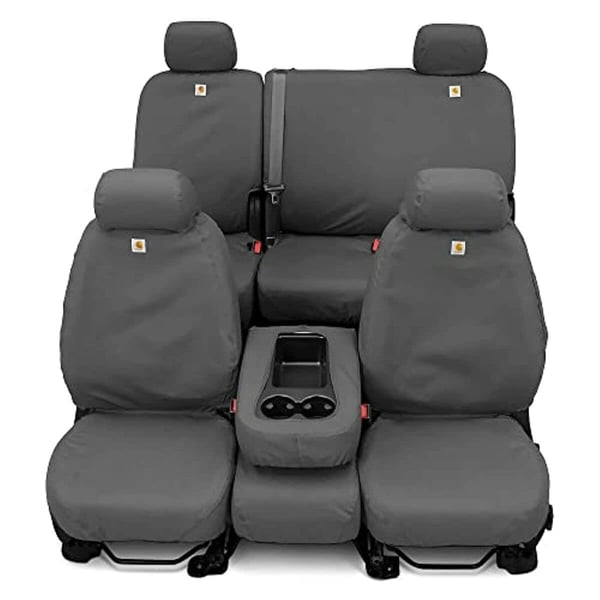 Picture of Covercraft SS3479WFGY Waterproof Polyester Seatsaver Custom Front Row Seat Covers Grey