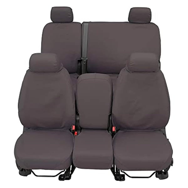 Picture of Covercraft SS7432PCGY Polycotton SeatSaver Custom Second Row Seat Cover - Grey