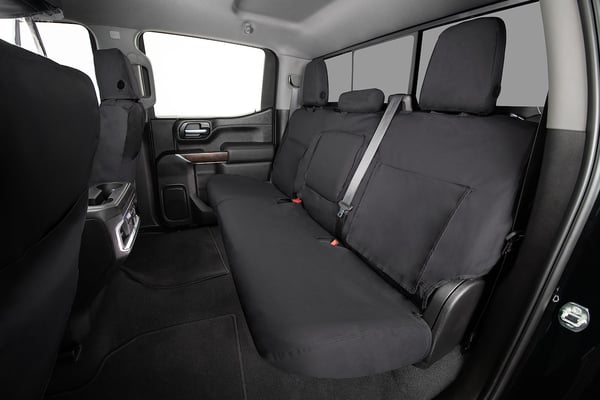 Picture of Covercraft SS7578PCCH Polycotton SeatSaver Custom Second Row Seat Covers Charcoal