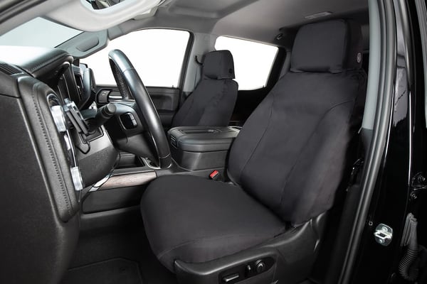 Picture of Covercraft SS2579PCCH Polycotton SeatSaver Custom Front Row Seat Covers Charcoal