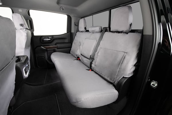 Picture of Covercraft SS8527PCGY SeatSaver Polycotton Custom Seat Cover Second Row Grey
