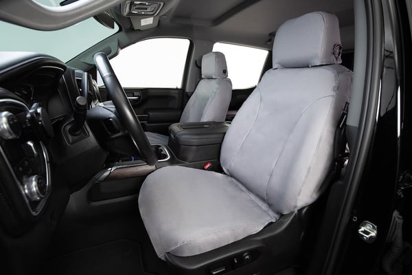Picture of Covercraft SS2615PCGY SeatSaver Polycotton Custom Seat Cover - Grey