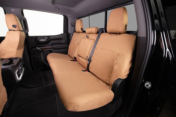 Picture of Covercraft SS7532PCTN Polycotton Seatsaver Custom Third Row Seat Covers - Tan