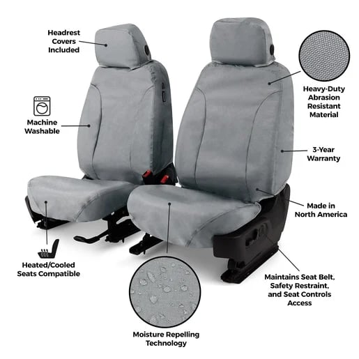 Picture of Covercraft SS3347WFBK SeatSaver Waterproof Seat Cover - Black