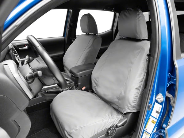 Picture of Covercraft SS2252WFGY Waterproof Polyester SeatSaver Front Row Seat Covers Grey