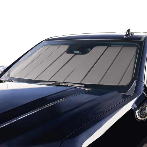Picture of Covercraft UV11825GS Premier Series Custom Windshield Sunscreen Galaxy Silver Window Shade - UVS100
