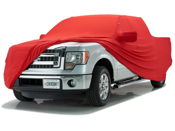 Picture of Covercraft FF18505FR Form-Fit Custom Car Cover Bright Red Indoor