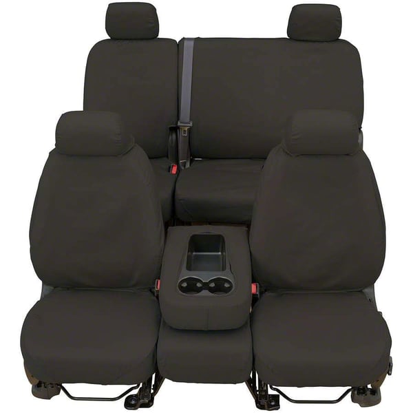 Picture of Covercraft SS8459WFGY Waterproof Polyester Seatsaver Custom Second Row Seat Covers Grey