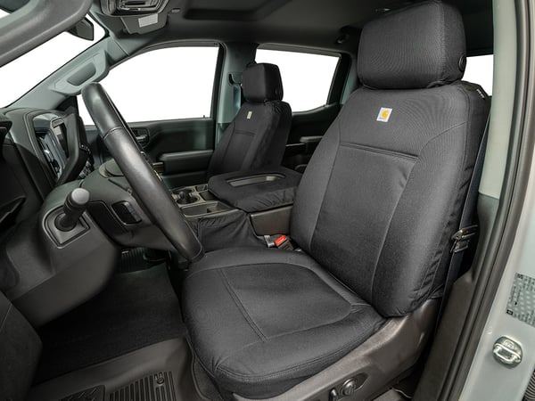 Picture of Covercraft GTF4319ABENTT Carhartt SeatSaver Front Row Seat Cover Duck Weave - Tan