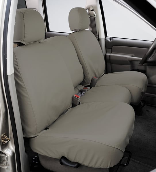Picture of Covercraft SS8534PCCT SeatSaver Polycotton Custom Second Row Seat Cover Misty - Grey