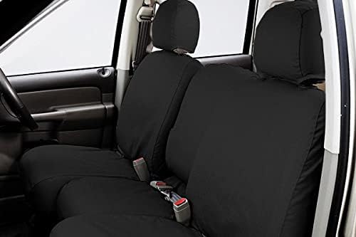 Picture of Covercraft SS2485PCCH Polycotton SeatSaver Custom Front Row Seat Covers Charcoal