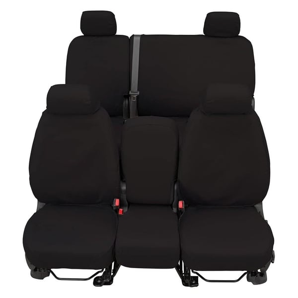 Picture of Covercraft SS2582PCCH Polycotton SeatSaver Custom Front Row Seat Covers Charcoal