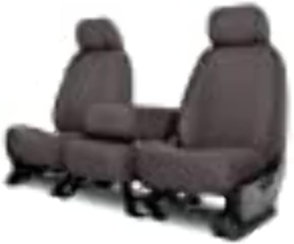 Picture of Covercraft SS3458PCGY Polycotton SeatSaver Custom Front Row Seat Covers - Grey