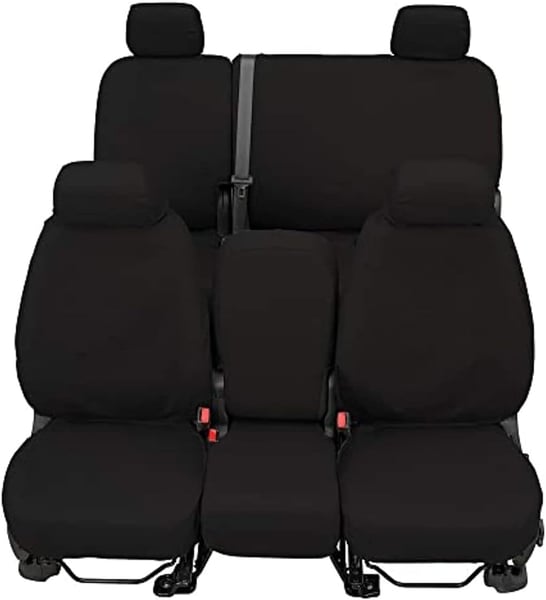 Picture of Covercraft SS3445PCCH Polycotton SeatSaver Custom Front Row Seat Covers Charcoal