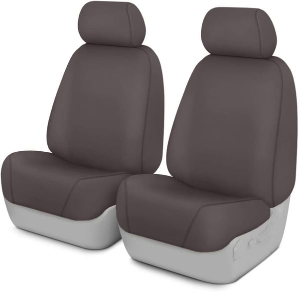 Picture of Covercraft SS2569PCGY Polycotton SeatSaver Custom Front Row Seat Covers - Grey