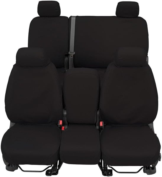Picture of Covercraft SS2555PCCH Polycotton Seatsaver Custom Front Row Seat Covers Charcoal