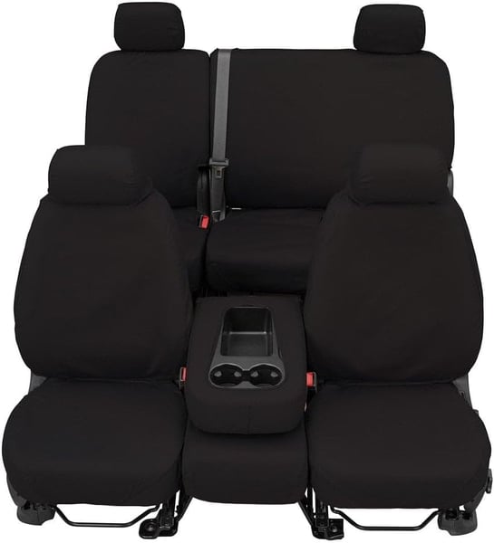 Picture of Covercraft SS2569PCCH SeatSaver Polycotton Custom Front Row Seat Covers Charcoal