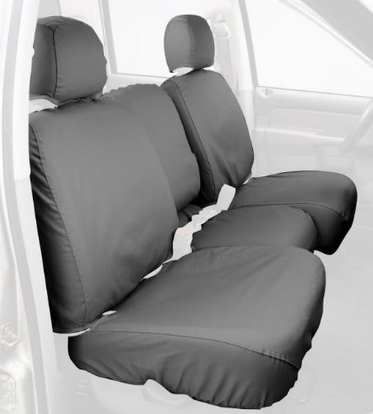 Picture of Covercraft SS7337PCGY Polycotton SeatSaver Custom Second Row Seat Covers - Grey