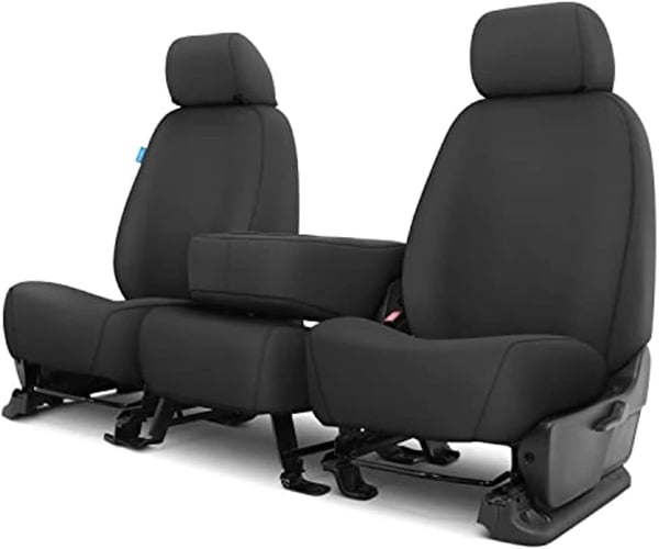 Picture of Covercraft SS3445PCCH Polycotton SeatSaver Custom Front Row Seat Covers Charcoal