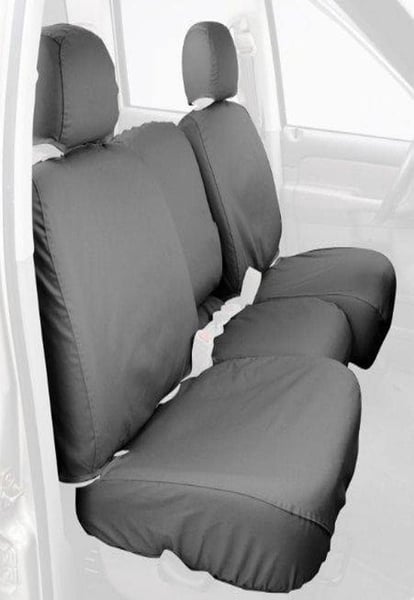 Picture of Covercraft SS3374PCGY Polycotton SeatSaver Custom Front Row Seat Covers - Grey