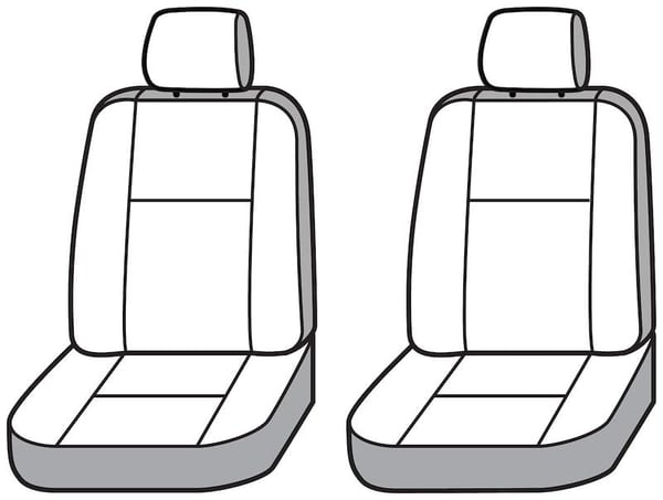 Picture of Covercraft SS3473PCTN Polycotton SeatSaver Custom Front Row Seat Covers - Tan