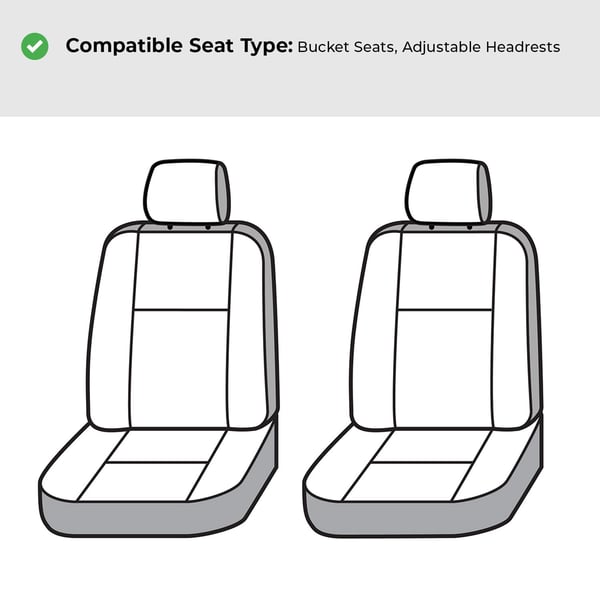 Picture of Covercraft SSC2313CAGY Carhartt SeatSaver Custom Seat Cover Gravel