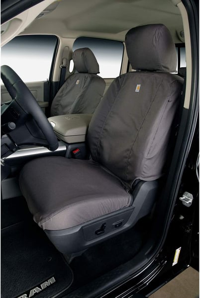 Picture of Covercraft SSC3441CAGY Carhartt SeatSaver Front Row Custom Seat Cover Gravel