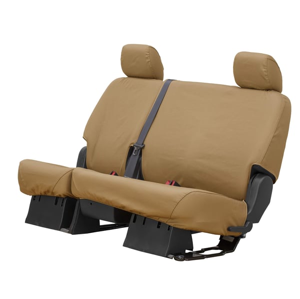 Picture of Covercraft SS8497PCTN Polycotton SeatSaver Custom Second Row Seat Covers - Tan
