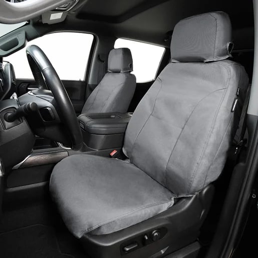 Picture of Covercraft SS2466WFGY Waterproof Polyester SeatSaver Front Row Seat Covers Grey