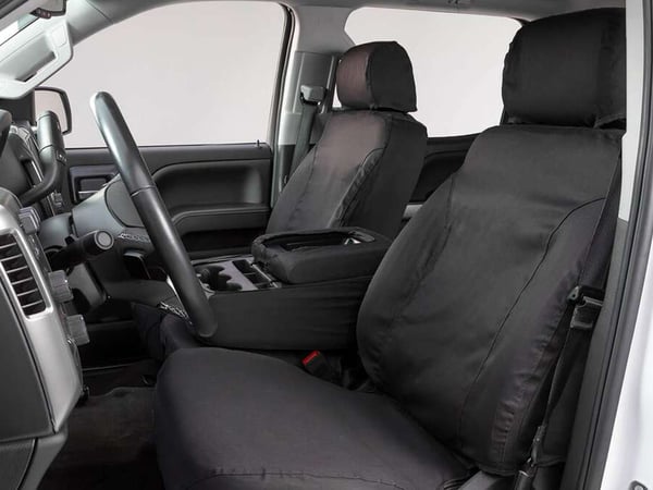 Picture of Covercraft SS3489PCGY SeatSaver Polycotton Front Seat Cover Gray