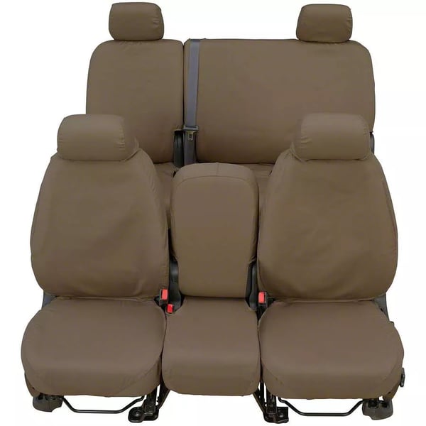 Picture of Covercraft SS3349WFTP Waterproof Polyester SeatSaver Seat Cover Taupe