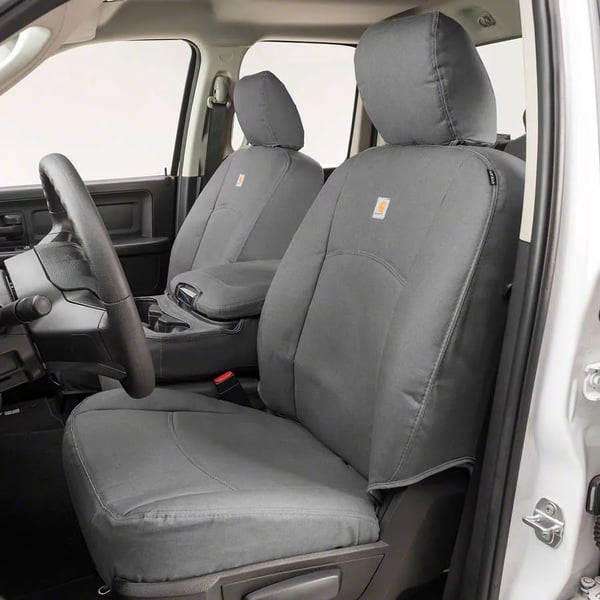 Picture of Covercraft SSC3349CABN Carhartt SeatSaver Front Row Custom Seat Cover Brown Duck Weave