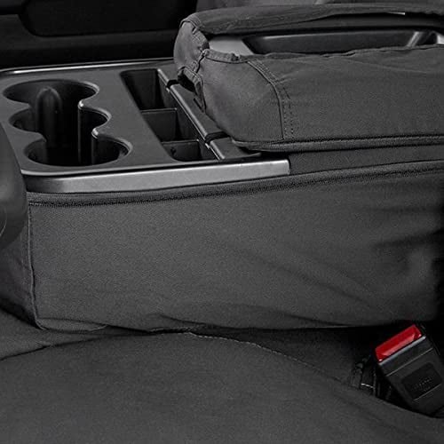Picture of Covercraft SS3438WFGY Waterproof Polyester SeatSaver Custom Front Row Seat Covers Grey