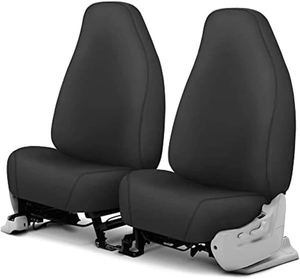Picture of Covercraft SS2511PCCH Polycotton SeatSaver Custom Front Row Seat Covers Charcoal
