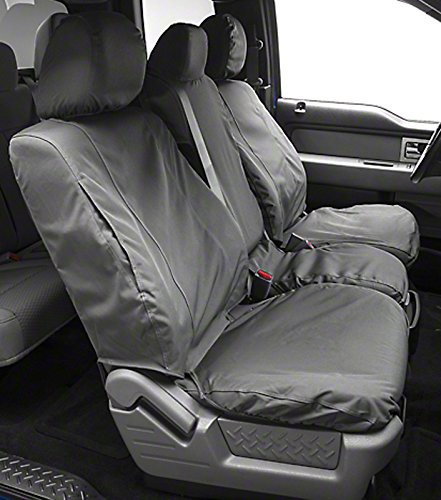 Show details for Covercraft SS3439WFGY Waterproof Polyester Seatsaver Custom Front Row Seat Covers Grey