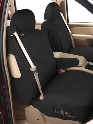 Picture of Covercraft SS2509PCCH Polycotton SeatSaver Custom Front Row Seat Covers Charcoal