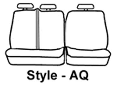 Picture of Covercraft SS8474PCCH Polycotton Seatsaver Custom Second Row Seat Covers Charcoal