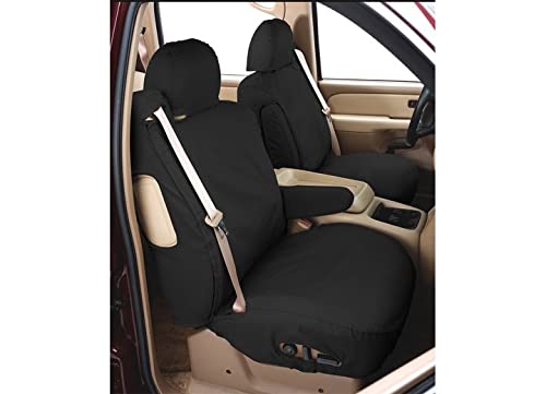 Picture of Covercraft SS2549PCCH Polycotton Seatsaver Custom Front Row Seat Covers Charcoal