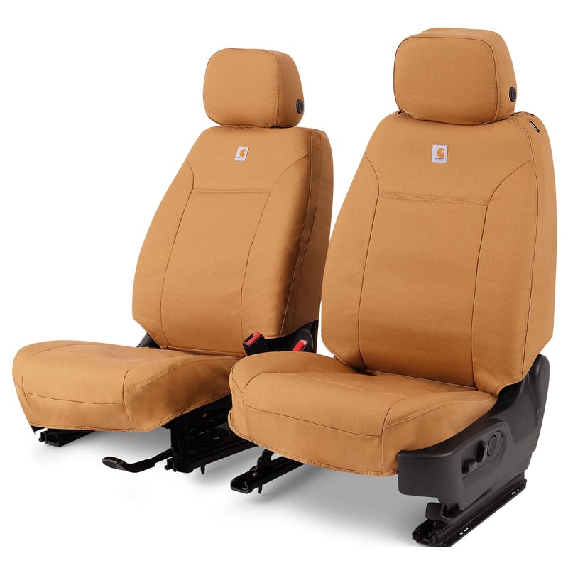 Show details for Covercraft SSC2615CABN Carhartt SeatSaver Custom Seat Covers Duckweave Brown