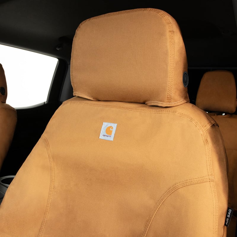 Picture of Covercraft SSC2615CABN Carhartt SeatSaver Custom Seat Covers Duckweave Brown
