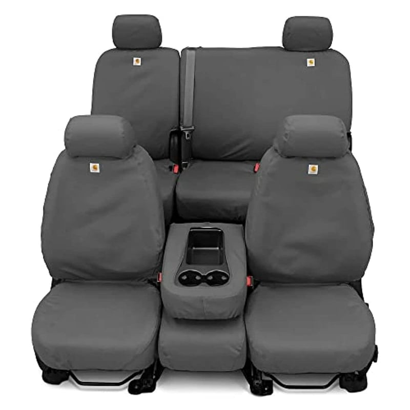 Picture of Covercraft SS3479WFGY Waterproof Polyester Seatsaver Custom Front Row Seat Covers Grey