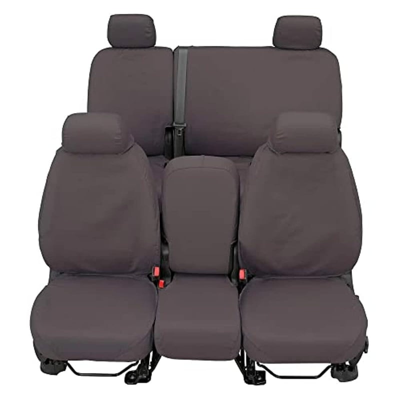 Show details for Covercraft SS7432PCGY Polycotton SeatSaver Custom Second Row Seat Cover - Grey