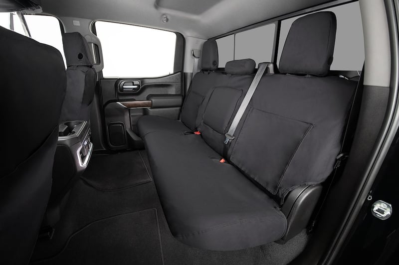 Show details for Covercraft SS7581PCCH Polycotton SeatSaver Custom Second Row Seat Covers Charcoal