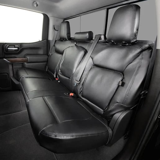 Show details for Covercraft GTT4448ABLTBK Leatherette Custom Seat Cover